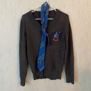EUC Ravenclaw Sweater/Tie